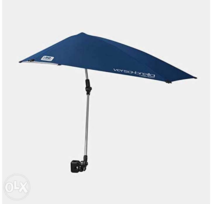 SportBrella VersaBrella SPF 50+ Adjustable Umbrella with Universal C