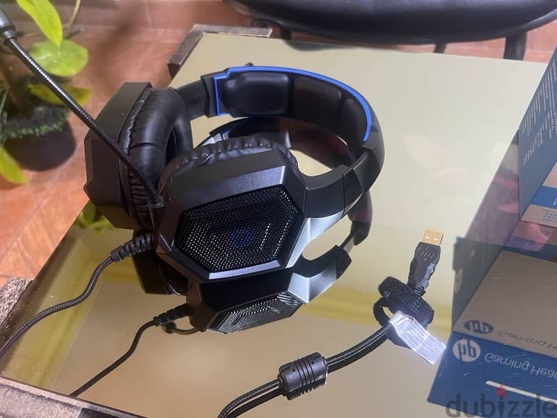 سماعة HP H320GS Led Wired USB 7.1 Surround Sound Gaming Headset