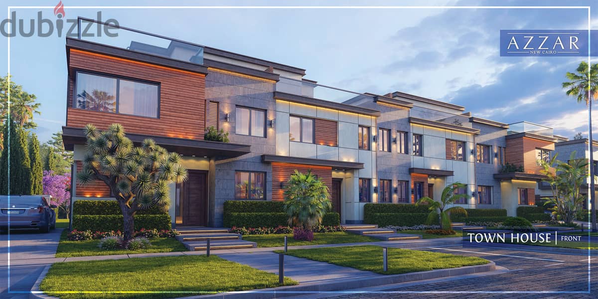 For Sale Town House In Azzar 2 Prime Location New Cairo Villas