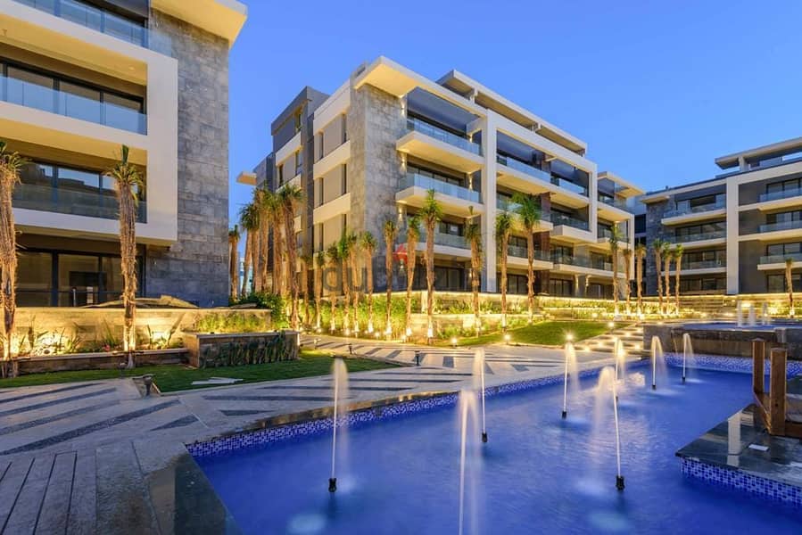 شقه متشطبه استلام فوري بأرقي مشاريع التجمع للبيع الباتيو El Patio 7 شقق و دوبلكس للبيع