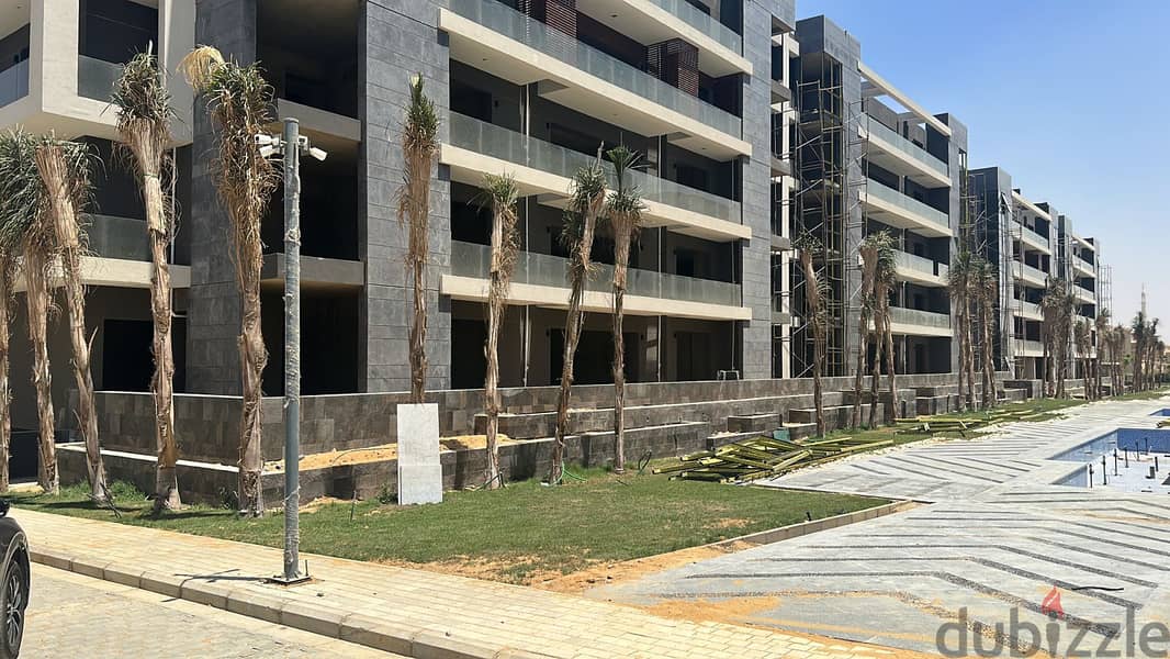 شقة ريسيل ارضي بجنينة للبيع في Patio Oro by La Vista شقق و دوبلكس