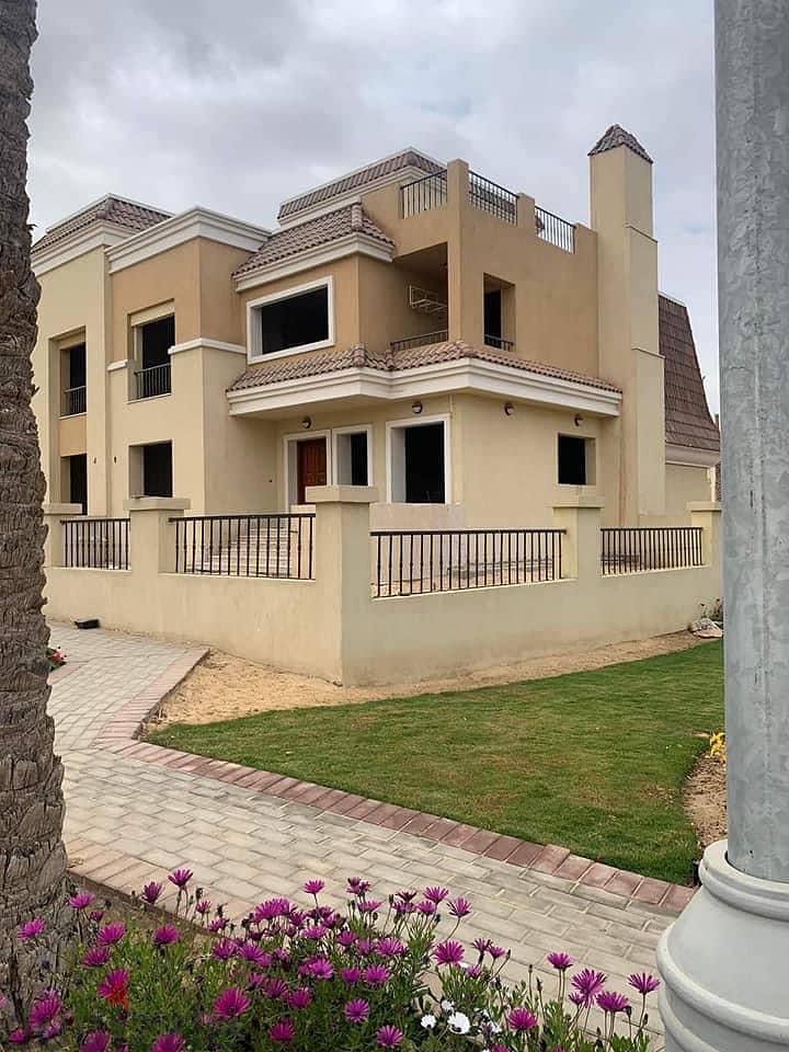 stand alone villa 234 sqm next to Madinaty at SARAI *hot price