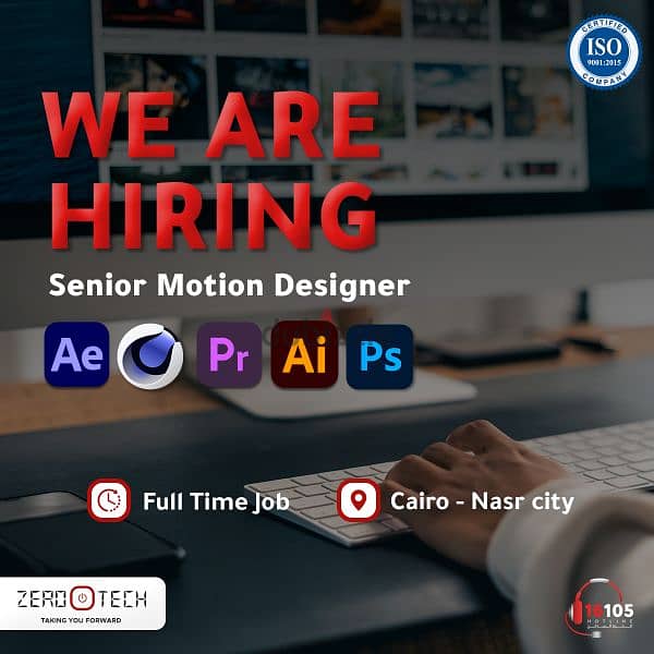 Senior motion graphics designer مصممين 199216226