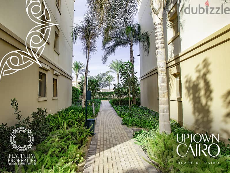 Apartment For sale Uptown Cairo Fully finished Emaar Apartments for