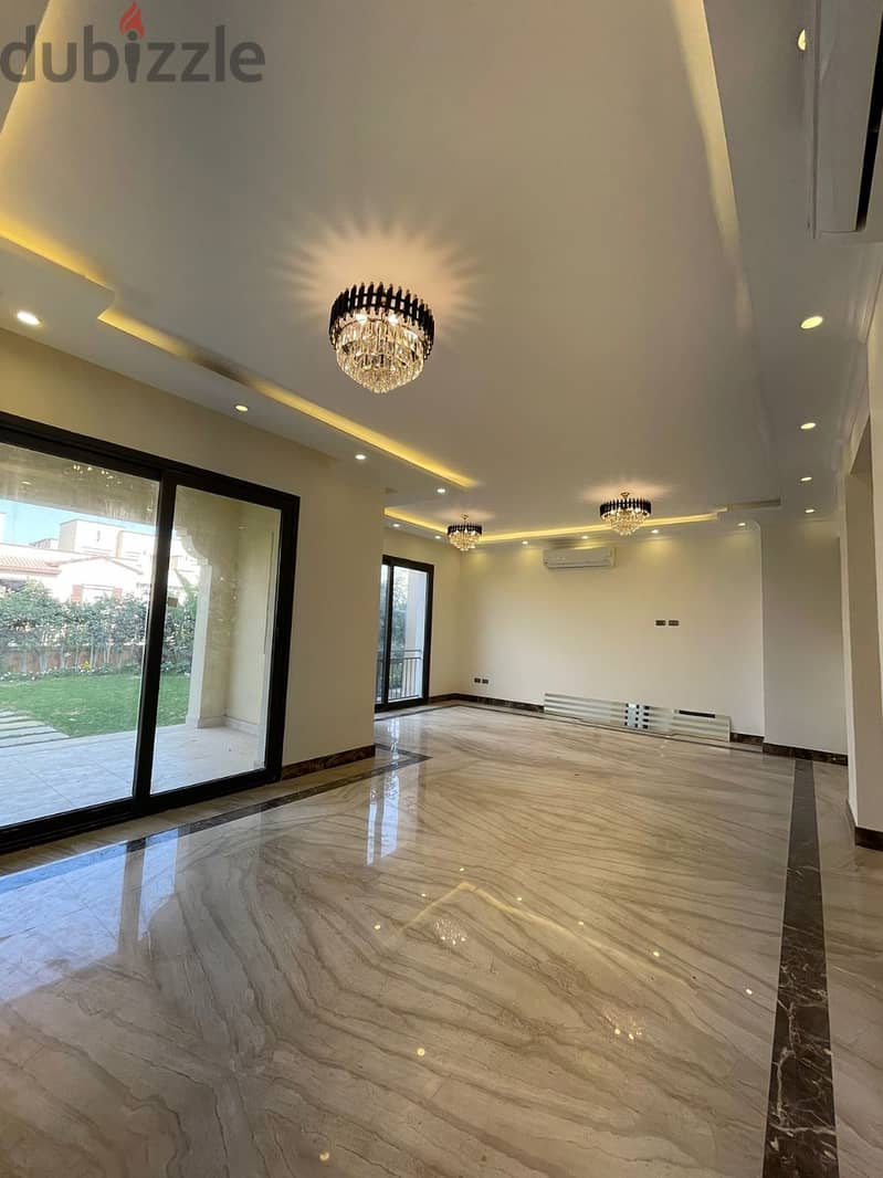 semi furnished Twin roof for rent in Mivida Fifth Settlement New Cairo