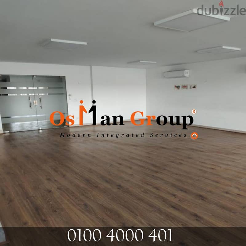 Luxurious 300 sqm office space for rent on Nasr Street in Maadi, a