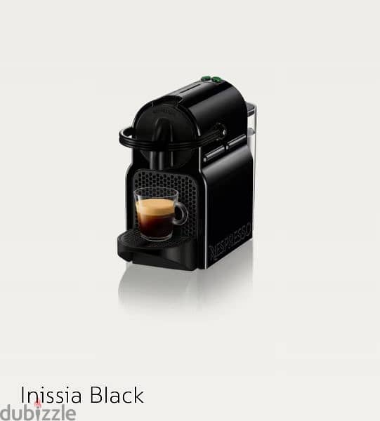 nespresso inissia coffee machine black colour used أجهزة منزلية أخرى