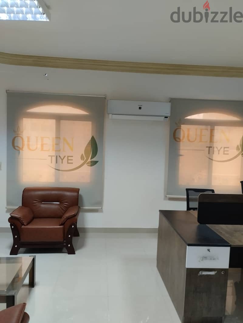 Fully furnished apartment and office for rent near Fatima Al Sharbatly