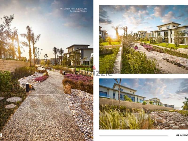 townhouse for sale swan lake residence new cairo installments سوان ليك