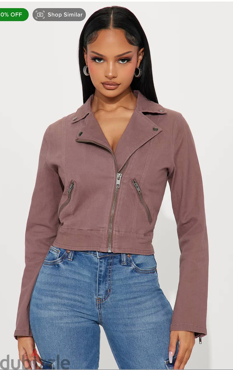 Fashion Nova Brand New Jacket Size L جاكت فاشن نوفا جديد مقاس لارج