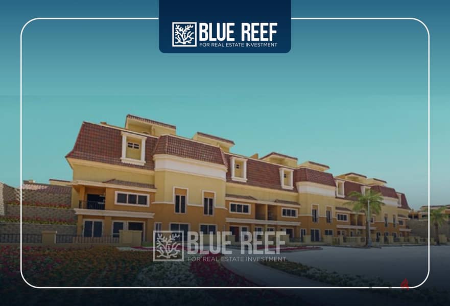 شقة للبيع ريسيل 182م فيو مميز في سراي القاهرة الجديدة Sarai New Cairo