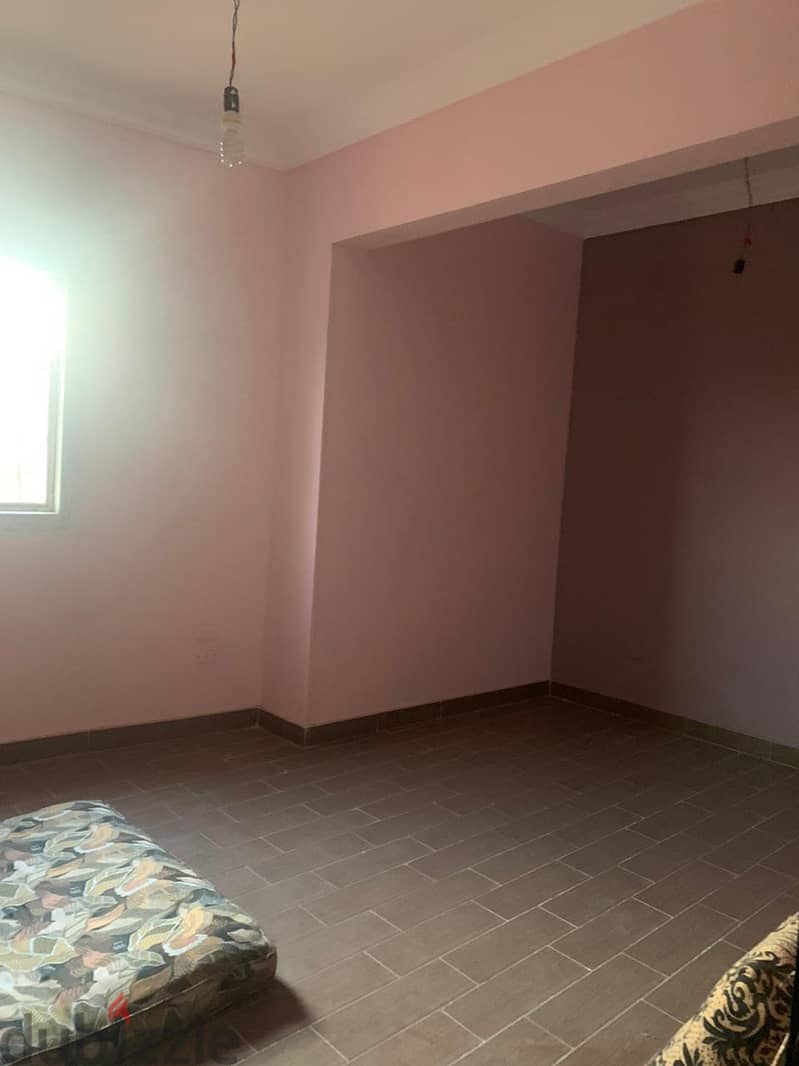 Roof apartment with kitchen for rent, AlYasmine Settlement, near the