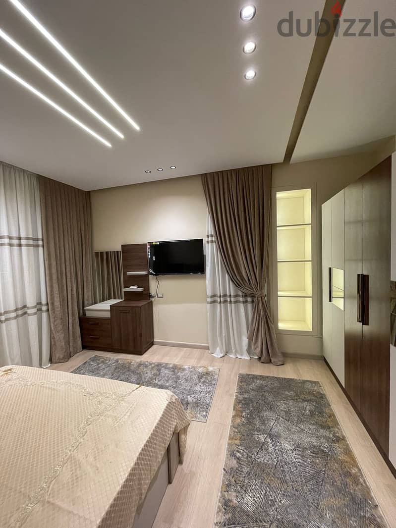 furnished Studio with garden for rent in Village Gate Compound Fifth