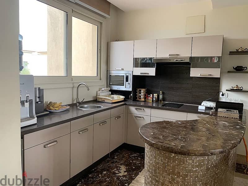 6Bedroom furnished villa for rent in Swan Lake New Cairo with ACs فيلا