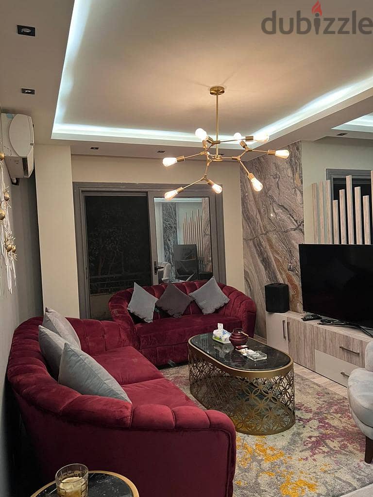 Fullyfurnished apartment 125 m. for rent ultra super lux finished in