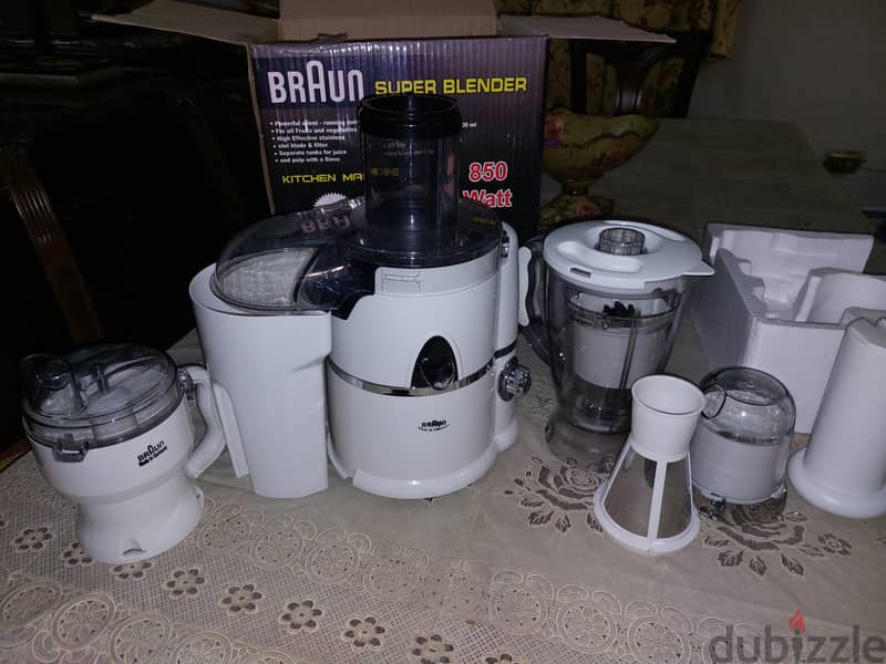 كيتشن ماشين براون BRAUN KITCHEN MACHINE 850 Watt معدات وأدوات طبخ 200742321