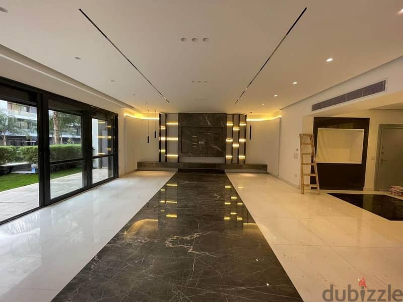 Finished ground floor Ready to move in La Vista el patio 7 New Cairo