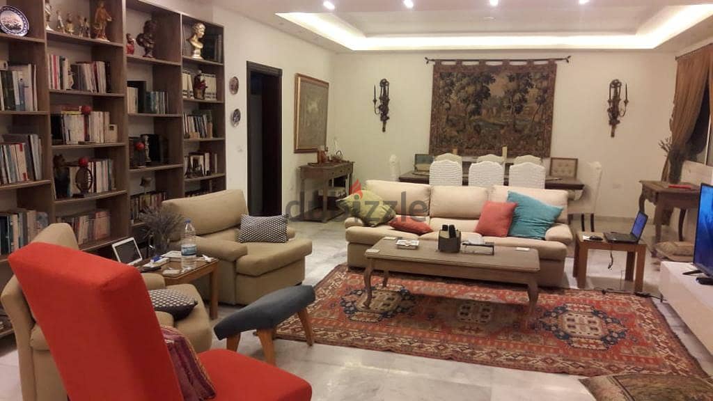 Furnished 520m2 villa on 1050 m2 land+garden&terrace for sale in Aley