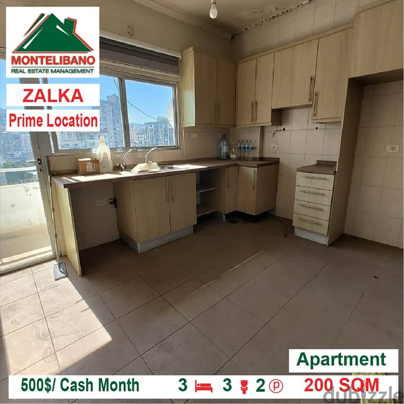 500/Cash Month!! Apartment for rent in Zalka!! Apartments & Villas