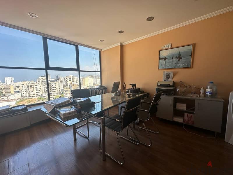 Fully Furnished Office for Rent in Jdeideh مكتب للإيجار في جديده
