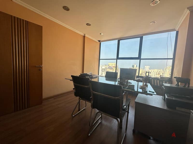 Fully Furnished Office for Rent in Jdeideh مكتب للإيجار في جديده