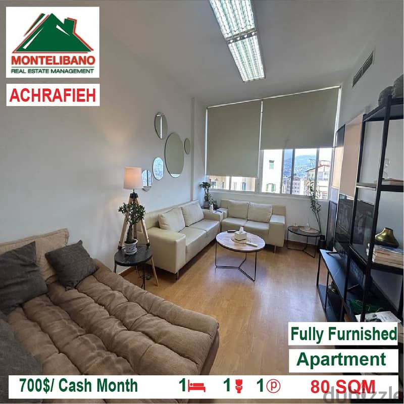 700/Cash Month!! Apartment for rent in Achrafieh!! Apartments