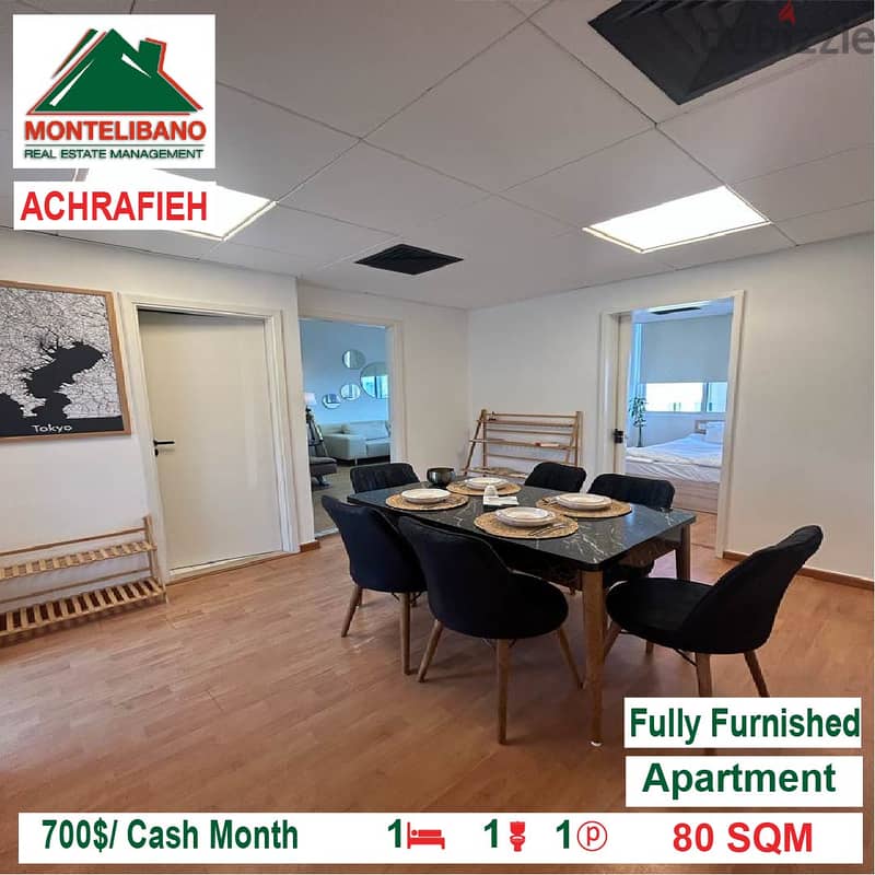 700/Cash Month!! Apartment for rent in Achrafieh!! Apartments