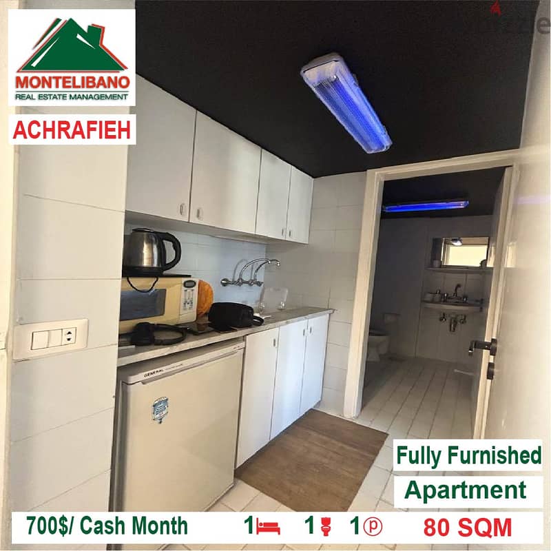 700/Cash Month!! Apartment for rent in Achrafieh!! Apartments
