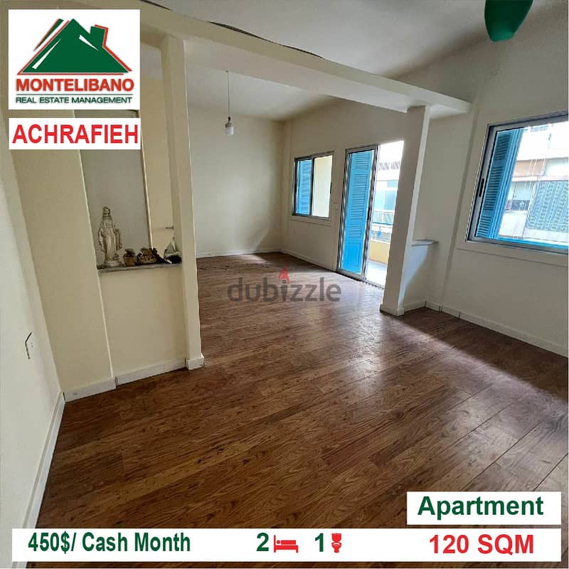 450/Cash Month!! Apartment for rent in Achrafieh!! Apartments