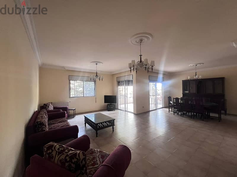 Furnished Garden Apartment for Rent in Broummana Mar Chaaya