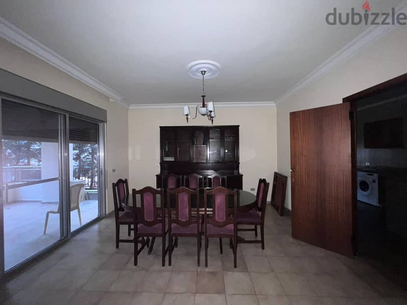 Furnished Garden Apartment for Rent in Broummana Mar Chaaya
