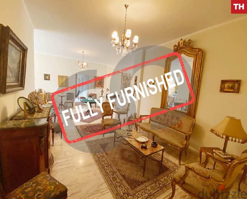 Fully furnished apartment in Mar Takla, Hazmieh REFTH92815