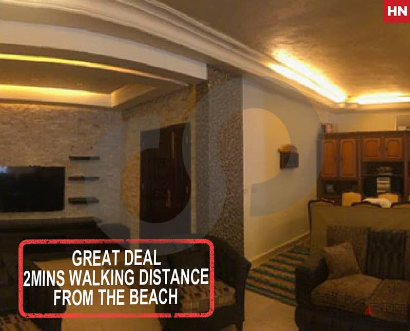 220 sqm furnished apartment in Tyre/صور شارع صوت الفرح REFHN97897