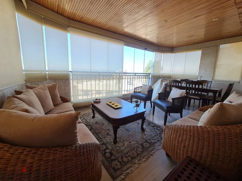 Amazing 300 Sqm Apartment for Rent in Ain Saade, Sea View شقة للأجار