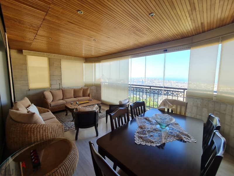 Amazing 300 Sqm Apartment for Rent in Ain Saade, Sea View شقة للأجار