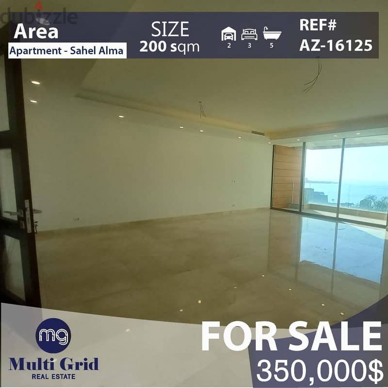 Apartment for Sale in Sahel Alma, AZ16125, شقة للبيع في ساحل علما