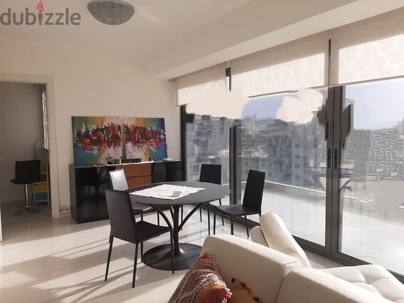 antelias furnished apartment with terrace luxurious building Ref5858