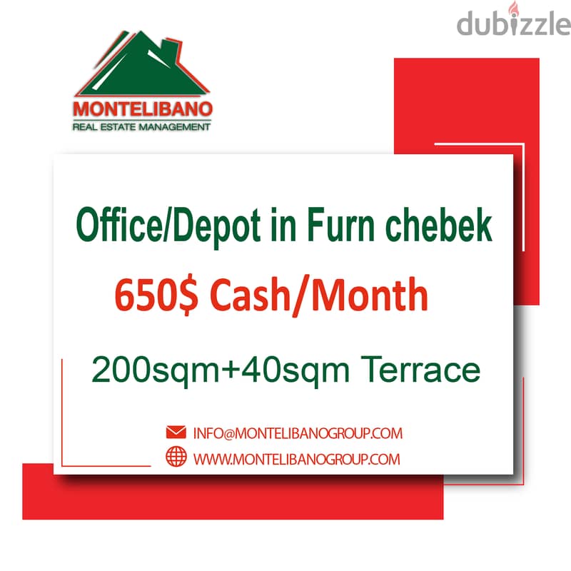 Office/depot forrent in FURN CHEBEK!!! Commercials For Rent 115633754