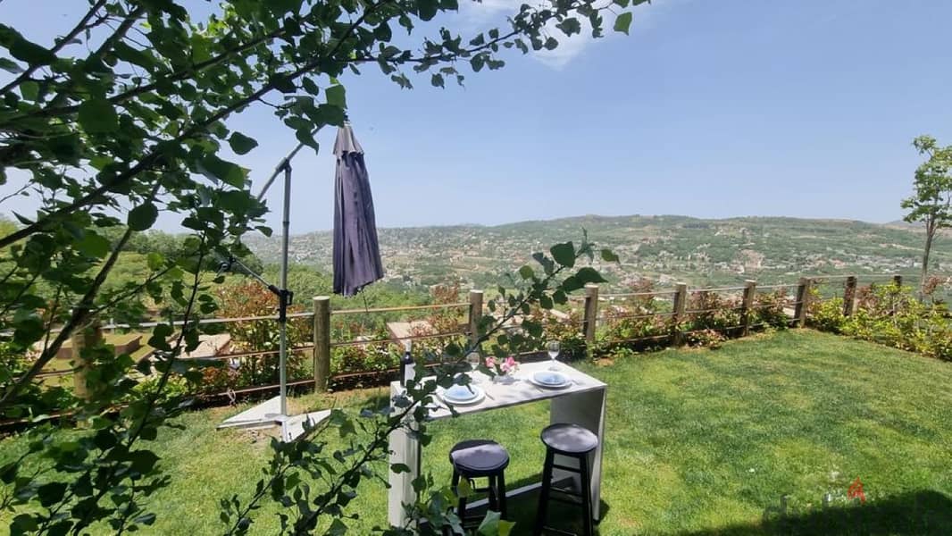 40 Sqm + 16 Sqm Terrace & Garden Chalet For sale In Faqra Chalets