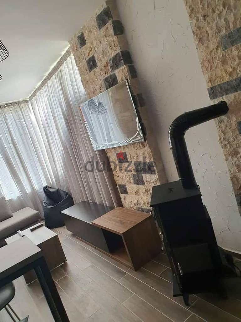 65 Sqm Fully furnished chalet for sale in Faraya Mountain view