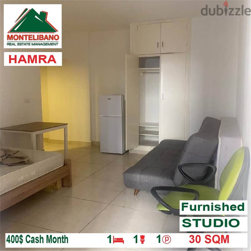 Furnished Studio for rent located in HAMRA Apartments & Villas For