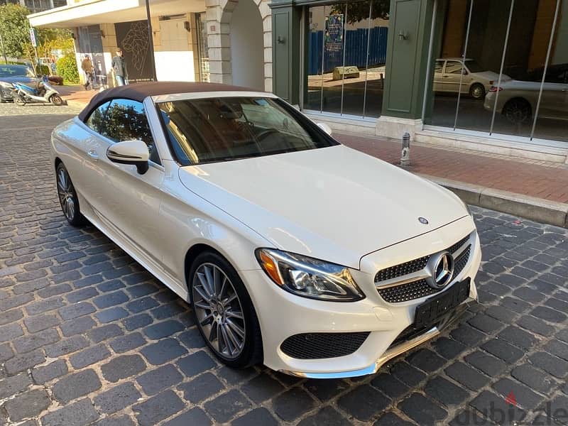 Mercedes C300 2017 convertible AMG Package clean carfax Cars for Sale