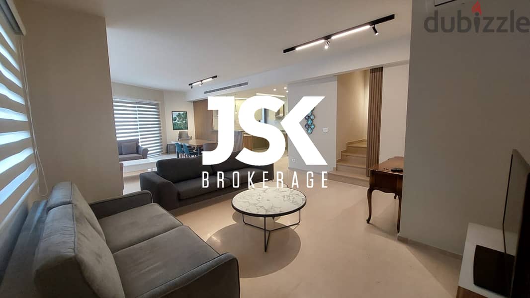 L14183Duplex Apartment with Terrace for Rent in Gemmayze, Achrafieh