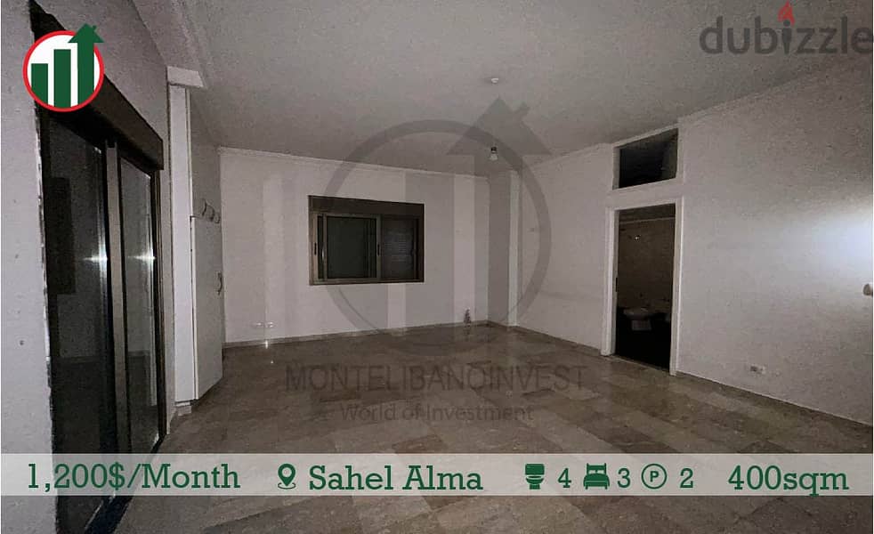 Catchy Rent!1.200 / Month!! Apartment for Rent in Sahel alma