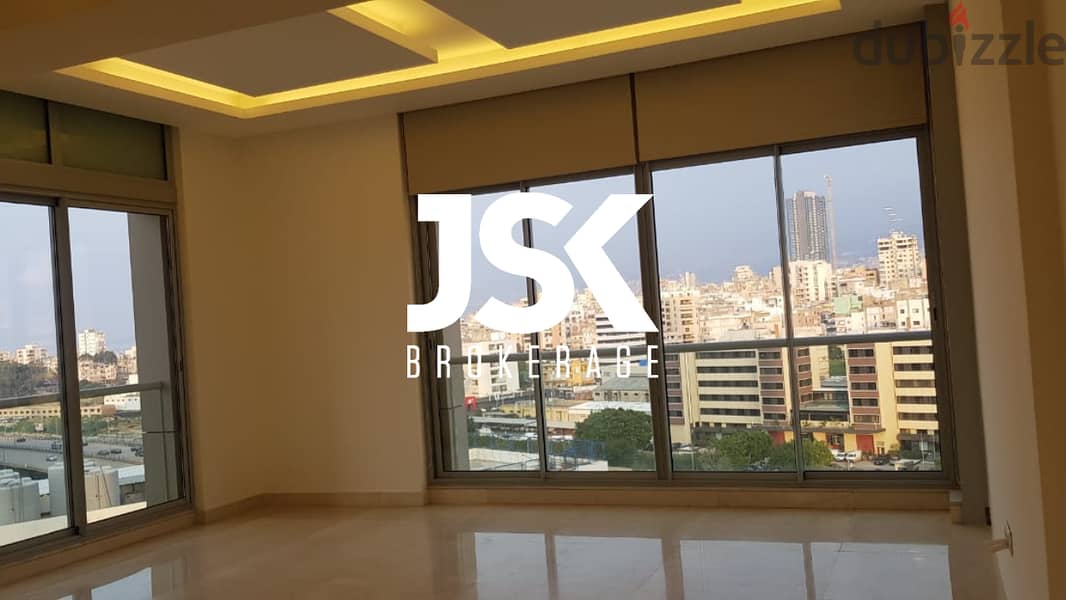 L14459Apartment with Panoramic City View for Rent in New Achrafieh