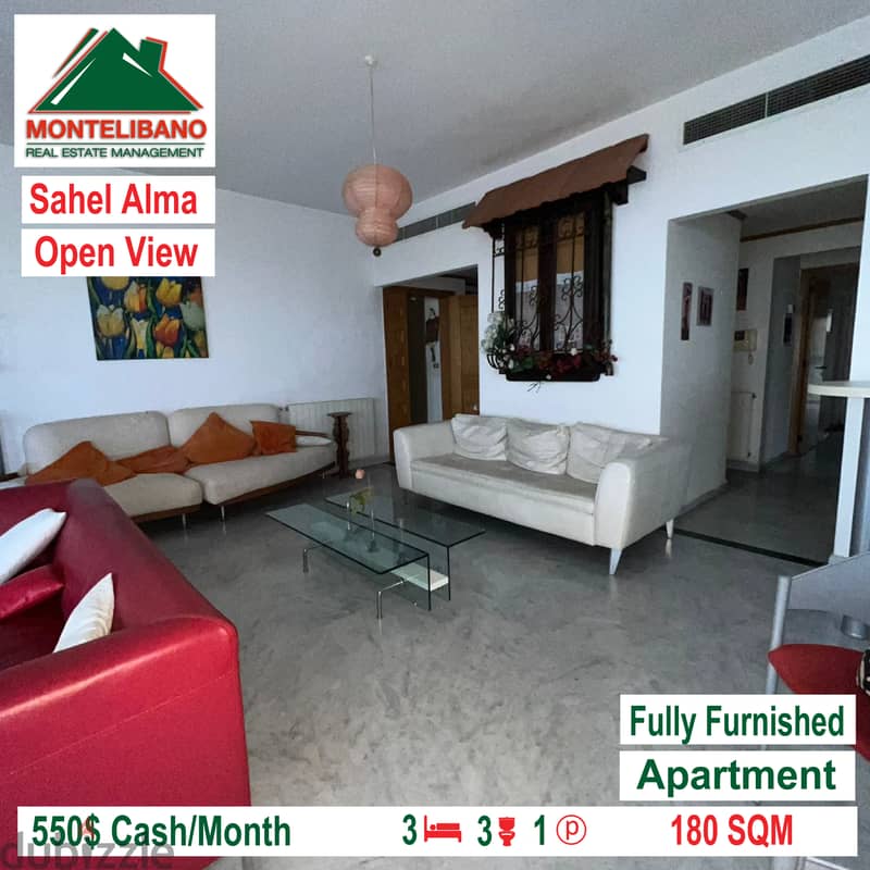 Furnished Apartment for rent located in Sahel Alma Apartments