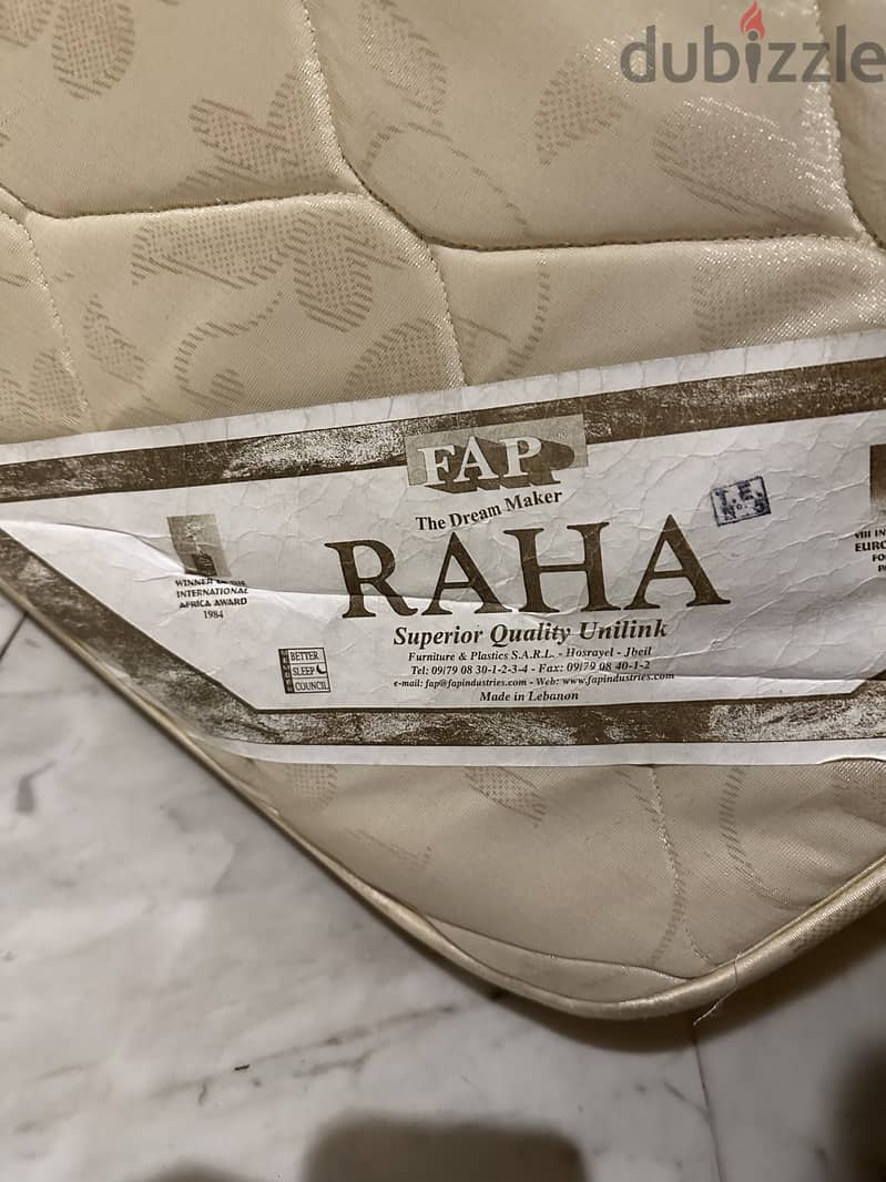 Used FAP mattress for sale (karakol druz)/ فرشة مستعملة للبيع Bedroom 115747027