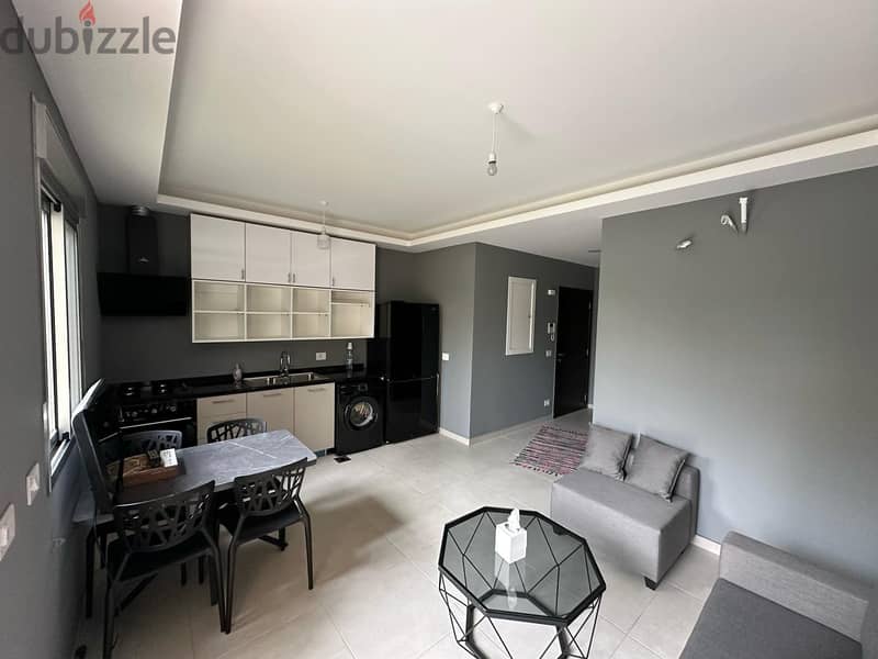 L14495Apartment With Terrace for Rent In HazmiehNew Mar Takla