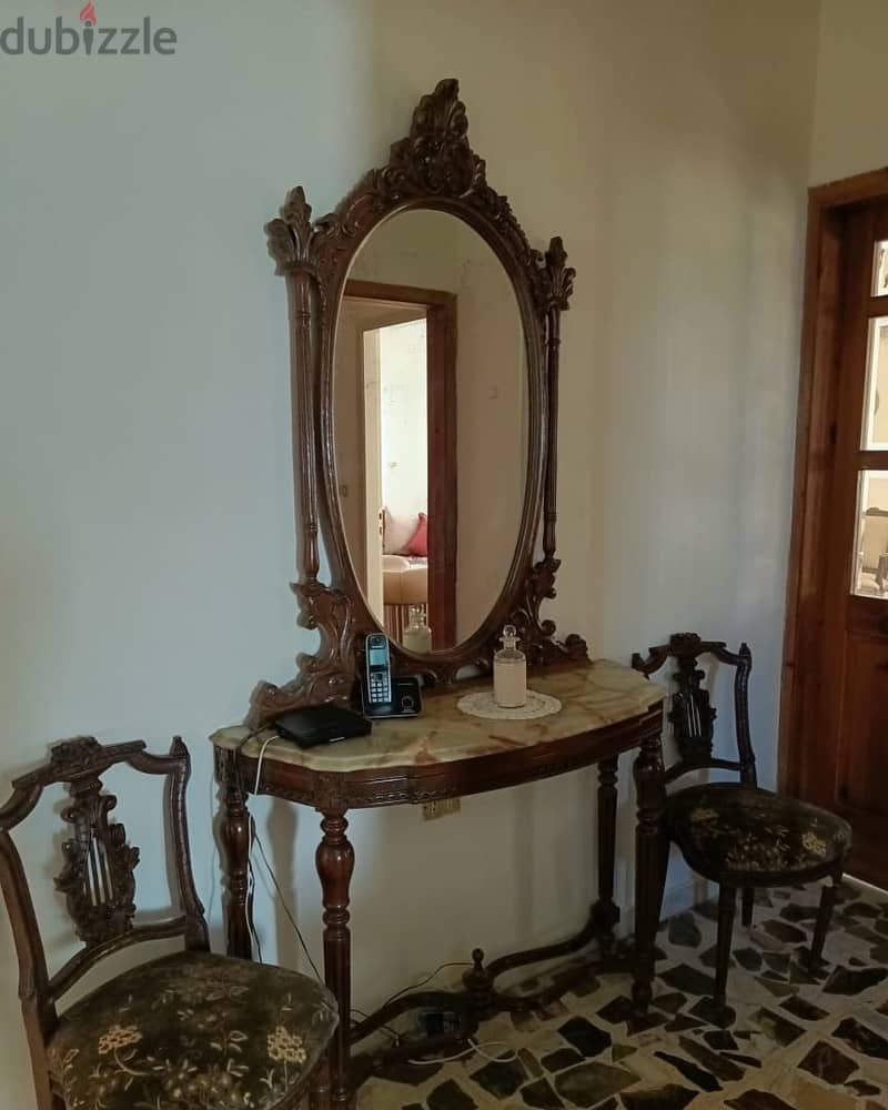 FURNISHED apartment for rent in AMCHIT/JBEIL, with a mountain view