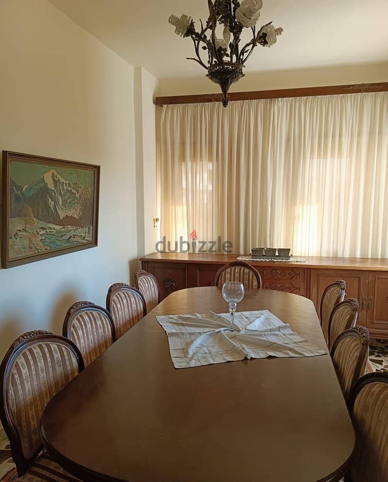 FURNISHED apartment for rent in AMCHIT/JBEIL, with a mountain view